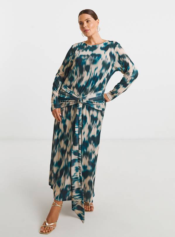 SIMPLY BE Dry Handle Mesh Midaxi Dress 28